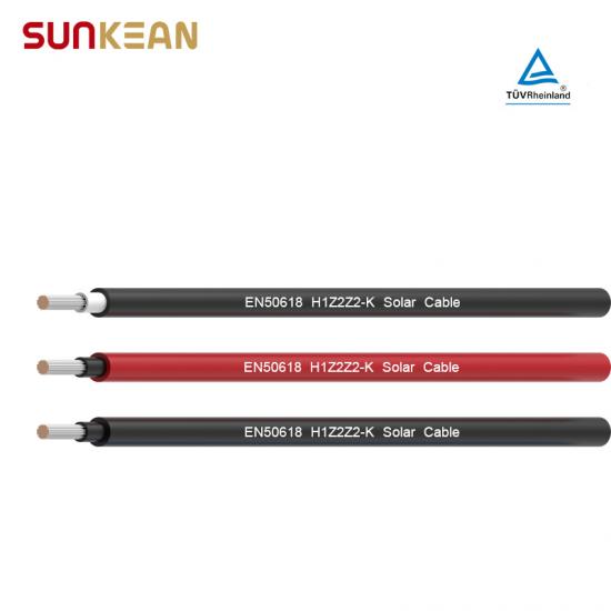 EN 50618 Single Core Solar 6mm Cable CABLENTIS PV TUV Rhein and UL Double Certified Cable