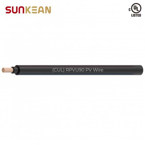 2kV 12AWG RPVU90 PV Wire copper dual layer