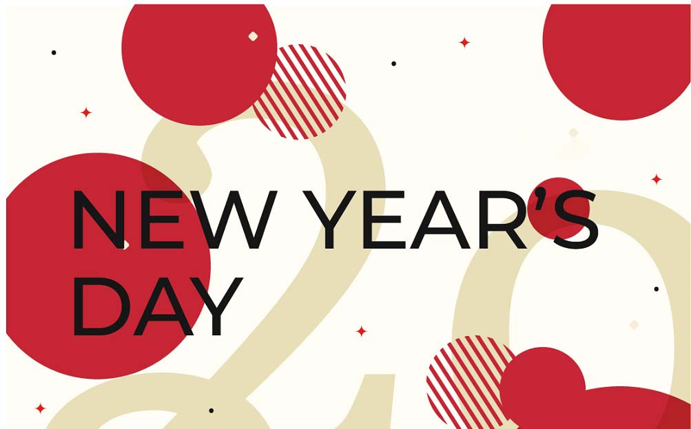 Holiday Notice For New Year's Day
